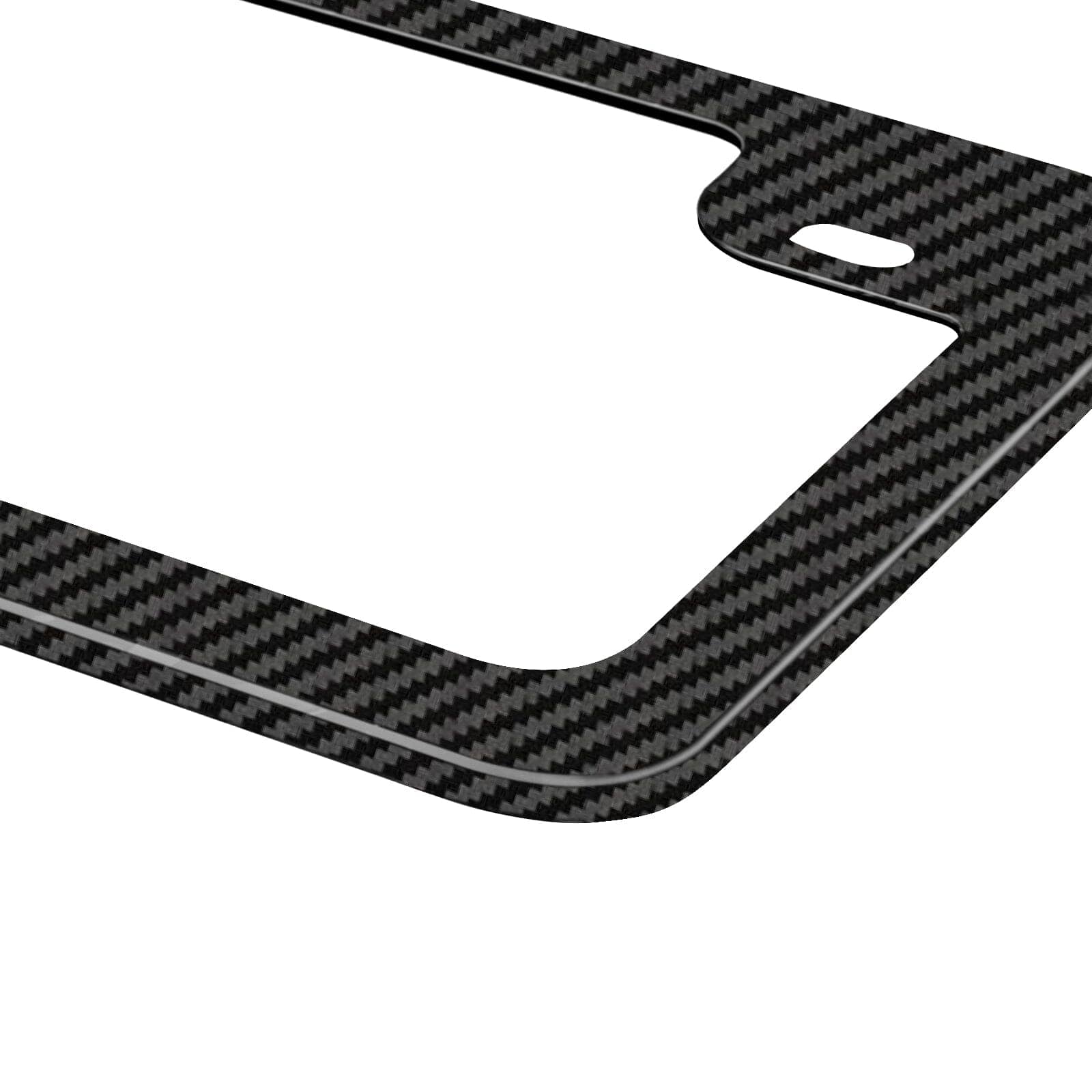 Kies-Motorsports Simply Carbon Fiber Carbon Fiber Motorcycle License Plate Frame
