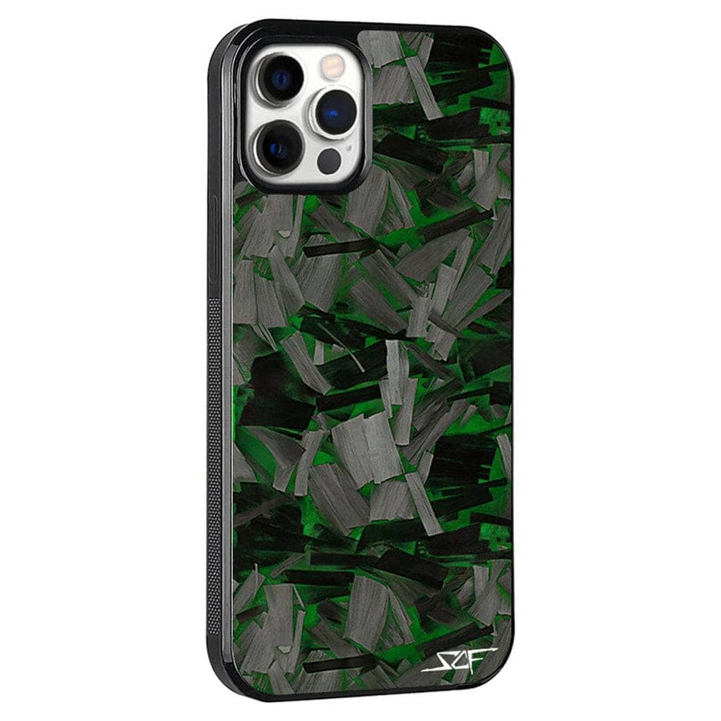 Kies-Motorsports Simply Carbon Fiber Classic Lava Forged iPhone Case Green Lava Forged / iPhone 12 Pro Max
