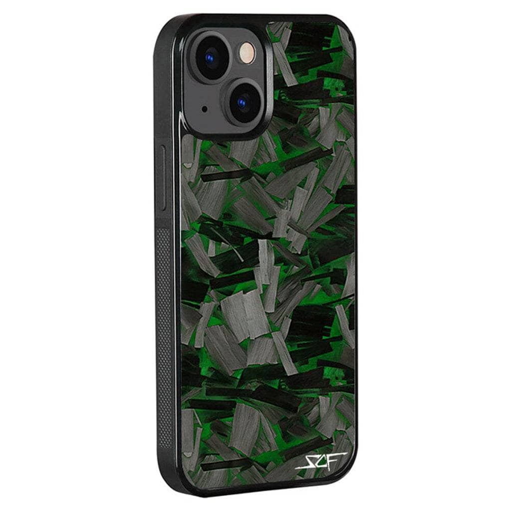 Kies-Motorsports Simply Carbon Fiber Classic Lava Forged iPhone Case Green Lava Forged / iPhone 15 Plus