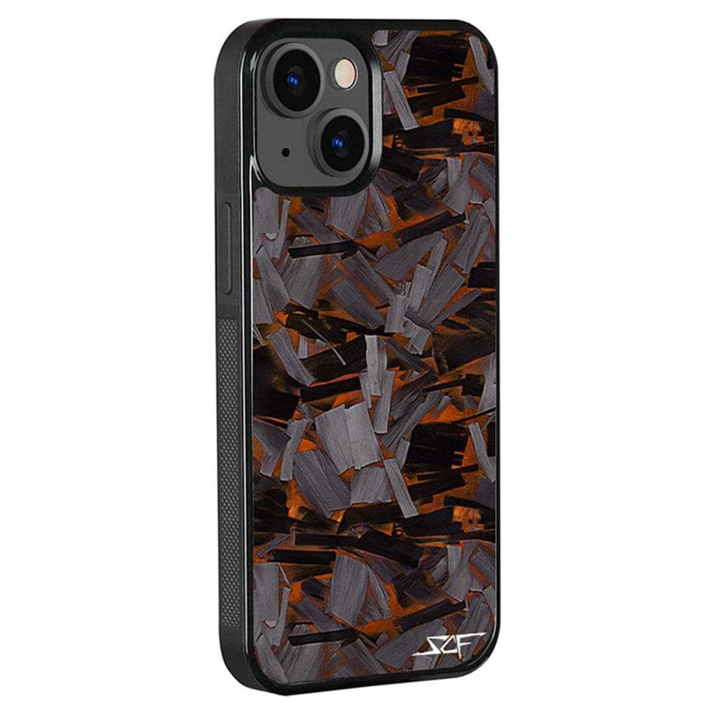 Kies-Motorsports Simply Carbon Fiber Classic Lava Forged iPhone Case Orange Lava Forged / iPhone 15 Plus