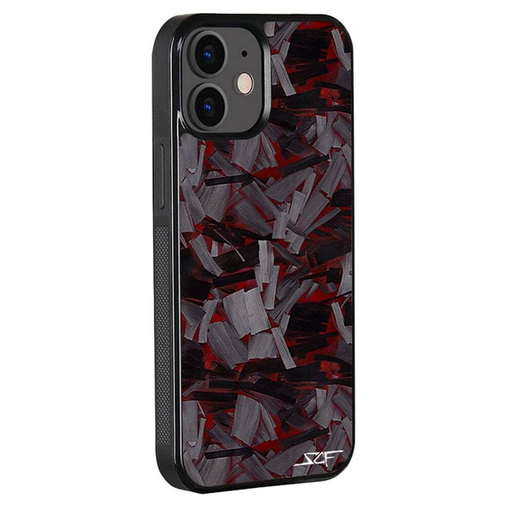Kies-Motorsports Simply Carbon Fiber Classic Lava Forged iPhone Case Red Lava Forged / iPhone 12
