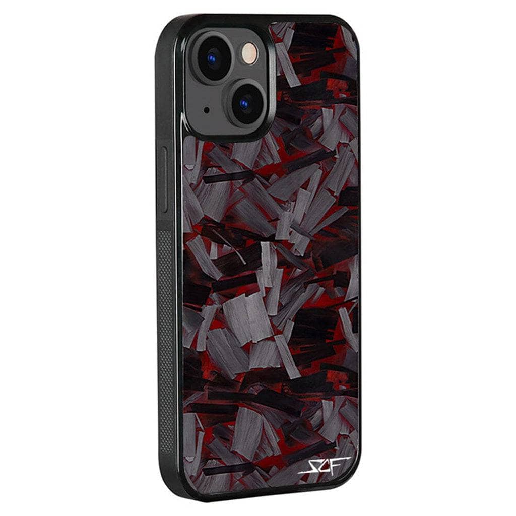 Kies-Motorsports Simply Carbon Fiber Classic Lava Forged iPhone Case Red Lava Forged / iPhone 15 Plus