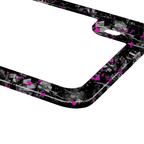 Kies-Motorsports Simply Carbon Fiber Flake Forged Carbon Fiber Motorcycle License Plate Frame