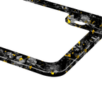 Kies-Motorsports Simply Carbon Fiber Flake Forged Carbon Fiber Motorcycle License Plate Frame