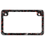 Kies-Motorsports Simply Carbon Fiber Flake Forged Carbon Fiber Motorcycle License Plate Frame Red Flake Forged