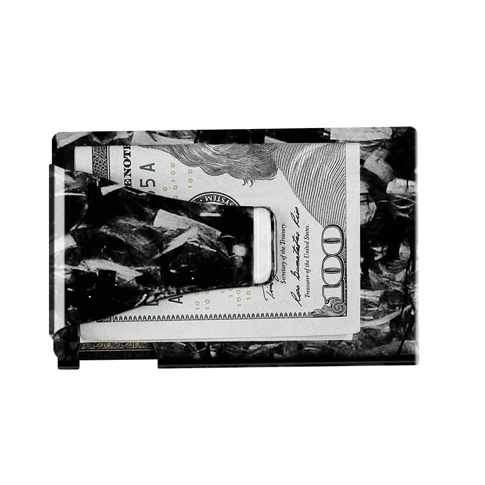 Kies-Motorsports Simply Carbon Fiber Forged Carbon Fiber Cash & Card Slim Wallet