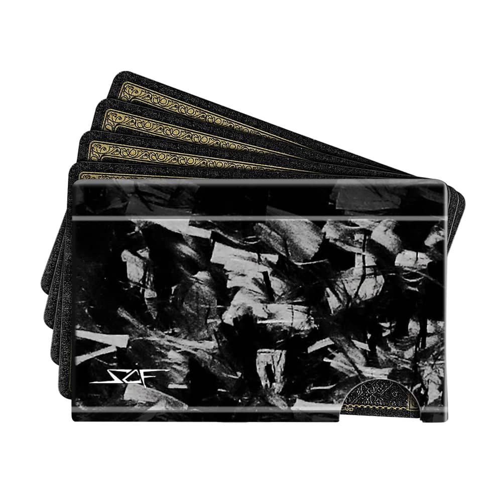 Kies-Motorsports Simply Carbon Fiber Forged Carbon Fiber Cash & Card Slim Wallet
