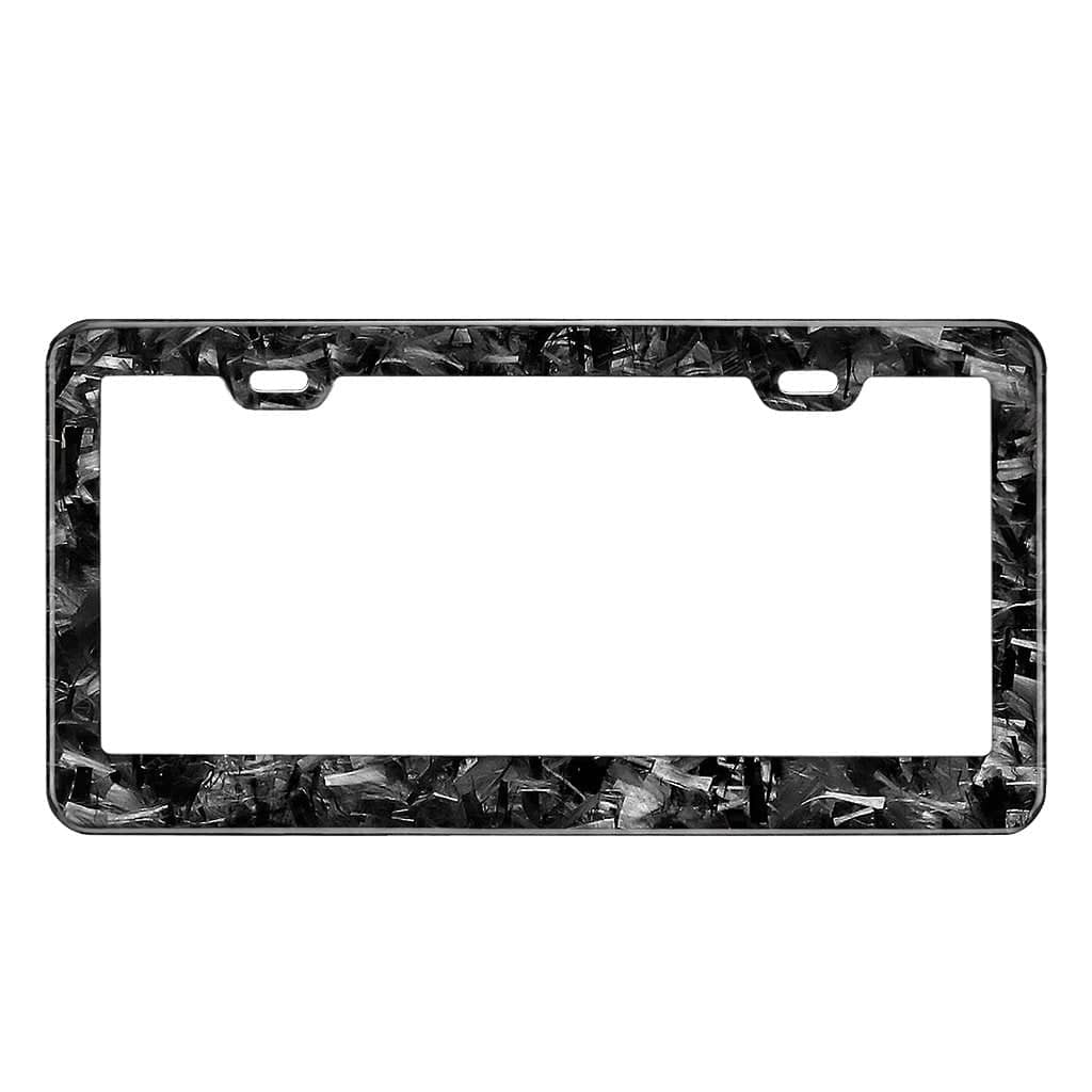 Kies-Motorsports Simply Carbon Fiber Forged Carbon Fiber License Plate Frame Main image