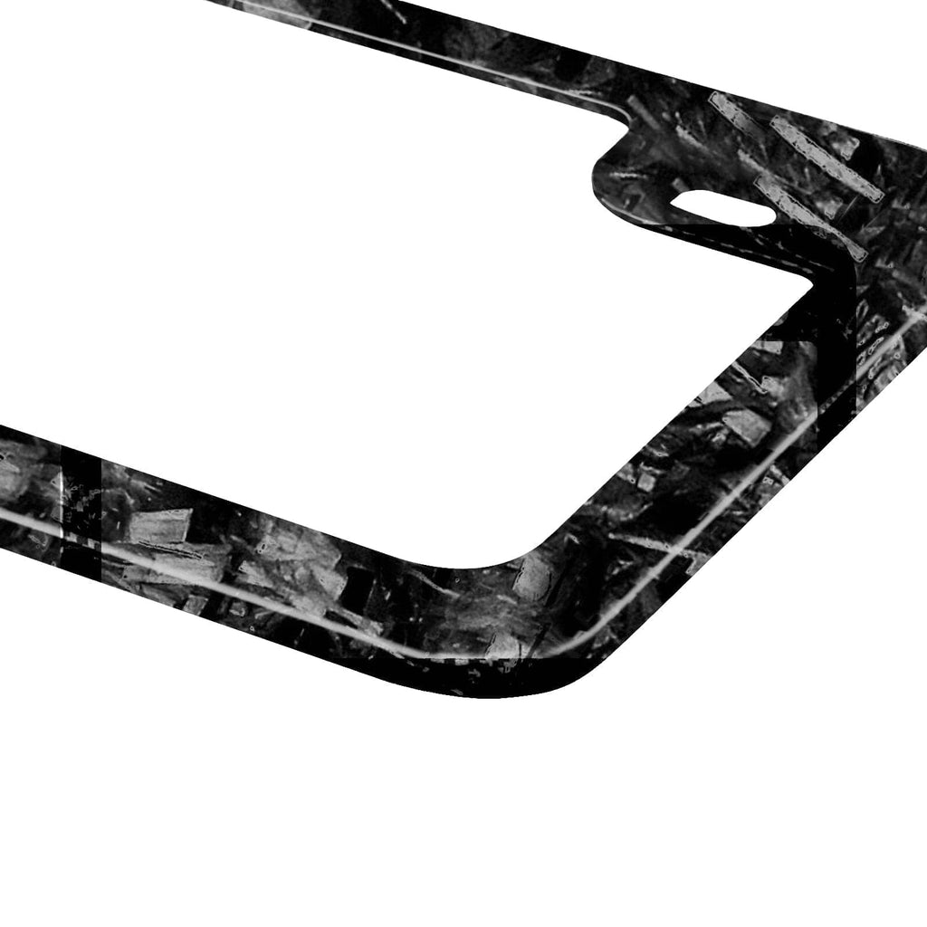 Kies-Motorsports Simply Carbon Fiber Forged Carbon Fiber Motorcycle License Plate Frame