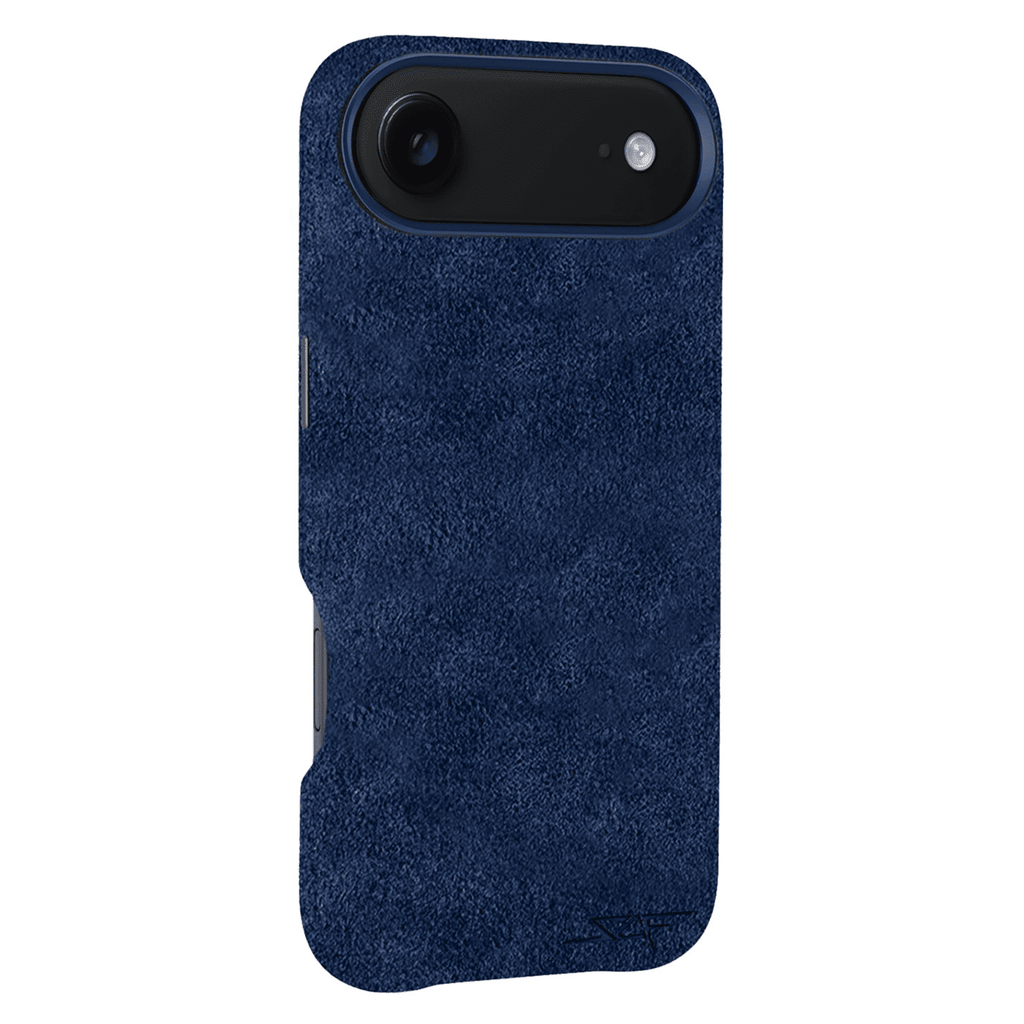 Kies-Motorsports Simply Carbon Fiber iPhone | Alcantara Case | GHOST Series Blue Alcantara / iPhone 17 Air