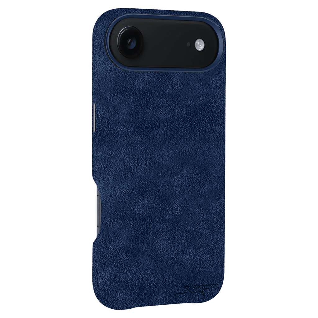 Kies-Motorsports Simply Carbon Fiber iPhone | Alcantara Case | GHOST Series Blue Alcantara / iPhone 17 Air
