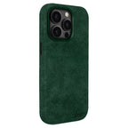 Kies-Motorsports Simply Carbon Fiber iPhone | Alcantara Case | GHOST Series Green Alcantara / iPhone 15 Pro Max