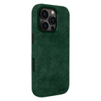 Kies-Motorsports Simply Carbon Fiber iPhone | Alcantara Case | GHOST Series Green Alcantara / iPhone 16 Pro Max