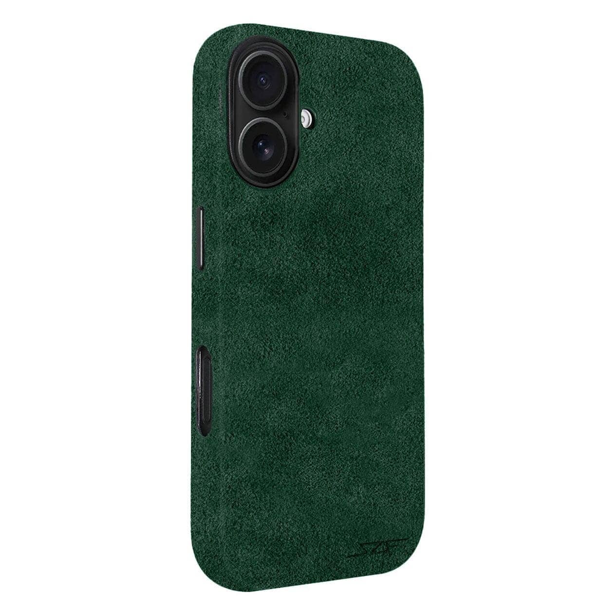 Kies-Motorsports Simply Carbon Fiber iPhone | Alcantara Case | GHOST Series Green Alcantara / iPhone 17