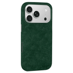 Kies-Motorsports Simply Carbon Fiber iPhone | Alcantara Case | GHOST Series Green Alcantara / iPhone 17 Pro Max