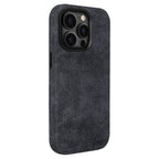 Kies-Motorsports Simply Carbon Fiber iPhone | Alcantara Case | GHOST Series Grey Alcantara / iPhone 15 Pro Max