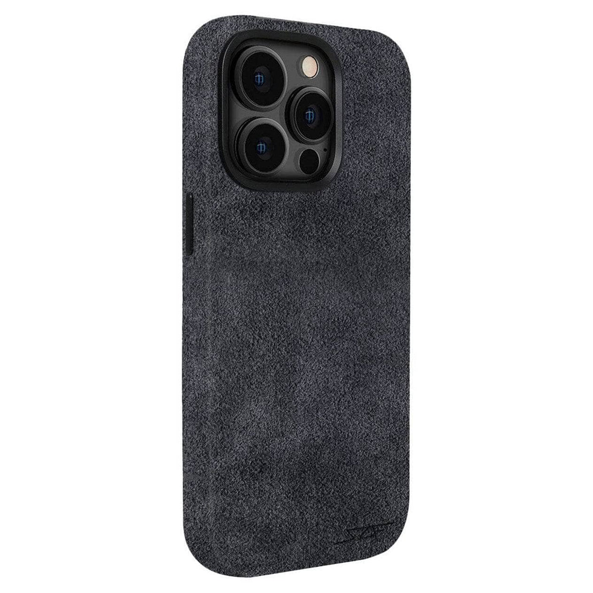 Kies-Motorsports Simply Carbon Fiber iPhone | Alcantara Case | GHOST Series Grey Alcantara / iPhone 15 Pro Max