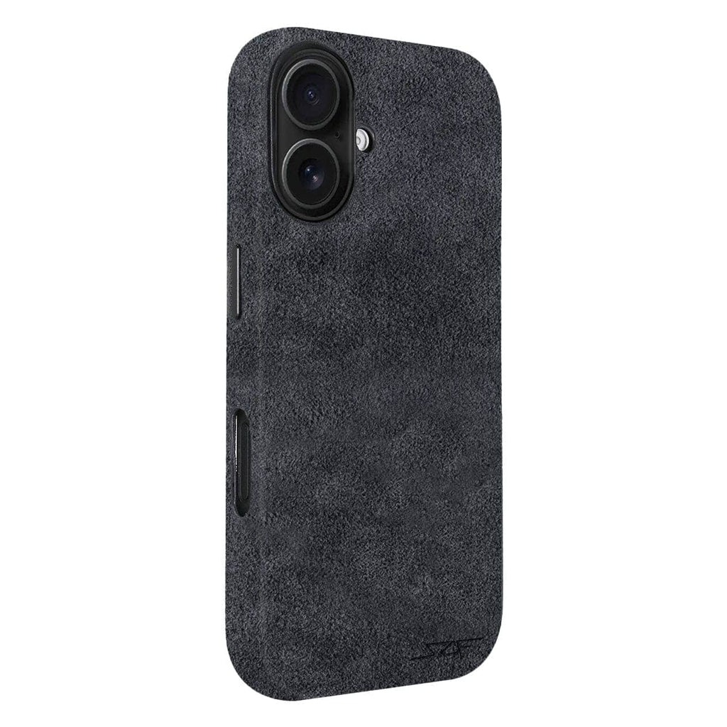 Kies-Motorsports Simply Carbon Fiber iPhone | Alcantara Case | GHOST Series Grey Alcantara / iPhone 17