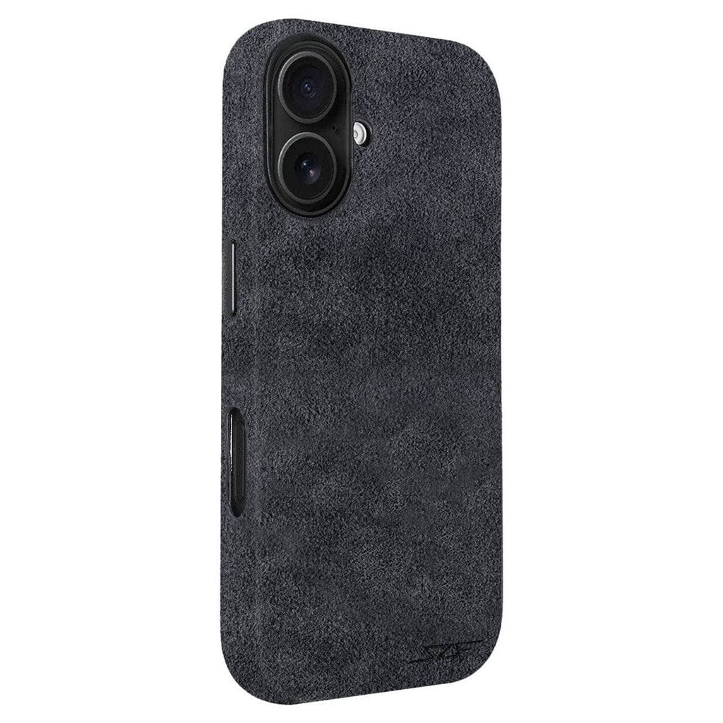 Kies-Motorsports Simply Carbon Fiber iPhone | Alcantara Case | GHOST Series Grey Alcantara / iPhone 17