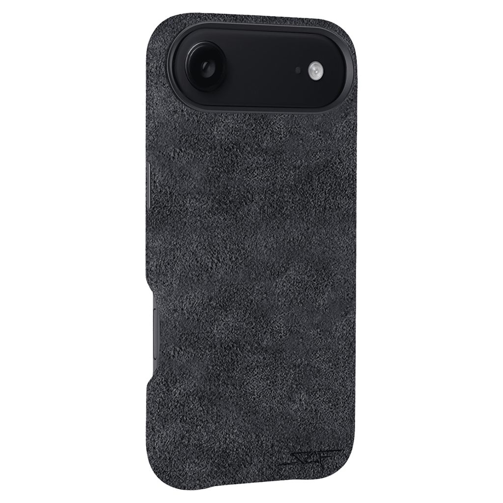 Kies-Motorsports Simply Carbon Fiber iPhone | Alcantara Case | GHOST Series Grey Alcantara / iPhone 17 Air