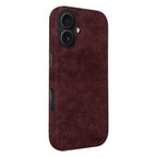 Kies-Motorsports Simply Carbon Fiber iPhone | Alcantara Case | GHOST Series Red Alcantara / iPhone 17