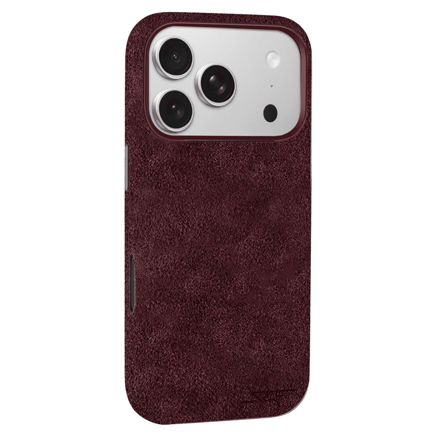 Kies-Motorsports Simply Carbon Fiber iPhone | Alcantara Case | GHOST Series Red Alcantara / iPhone 17 Pro Max