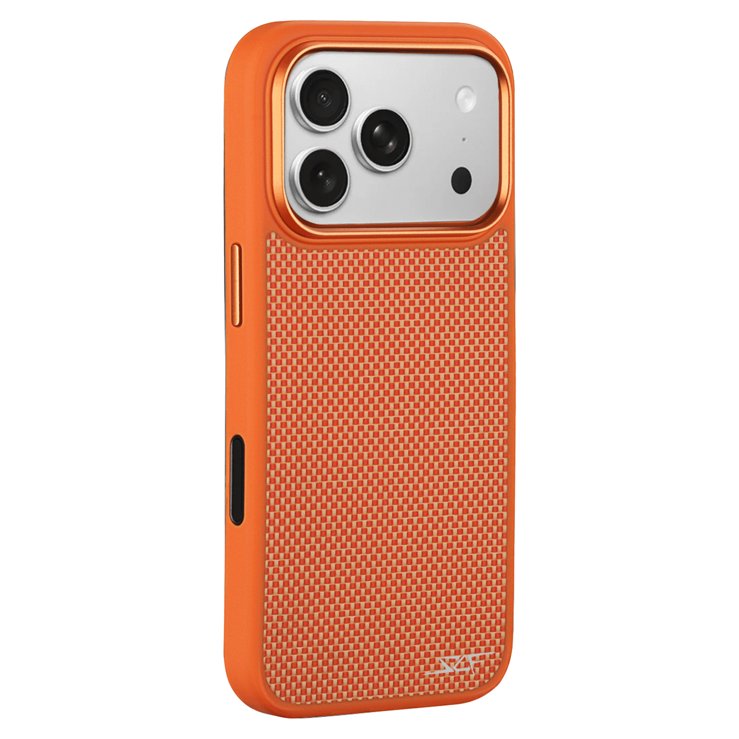 Kies-Motorsports Simply Carbon Fiber iPhone | Aramid Fiber Case | ARMOR Series Orange Aramid Fiber / iPhone 17 Pro Max