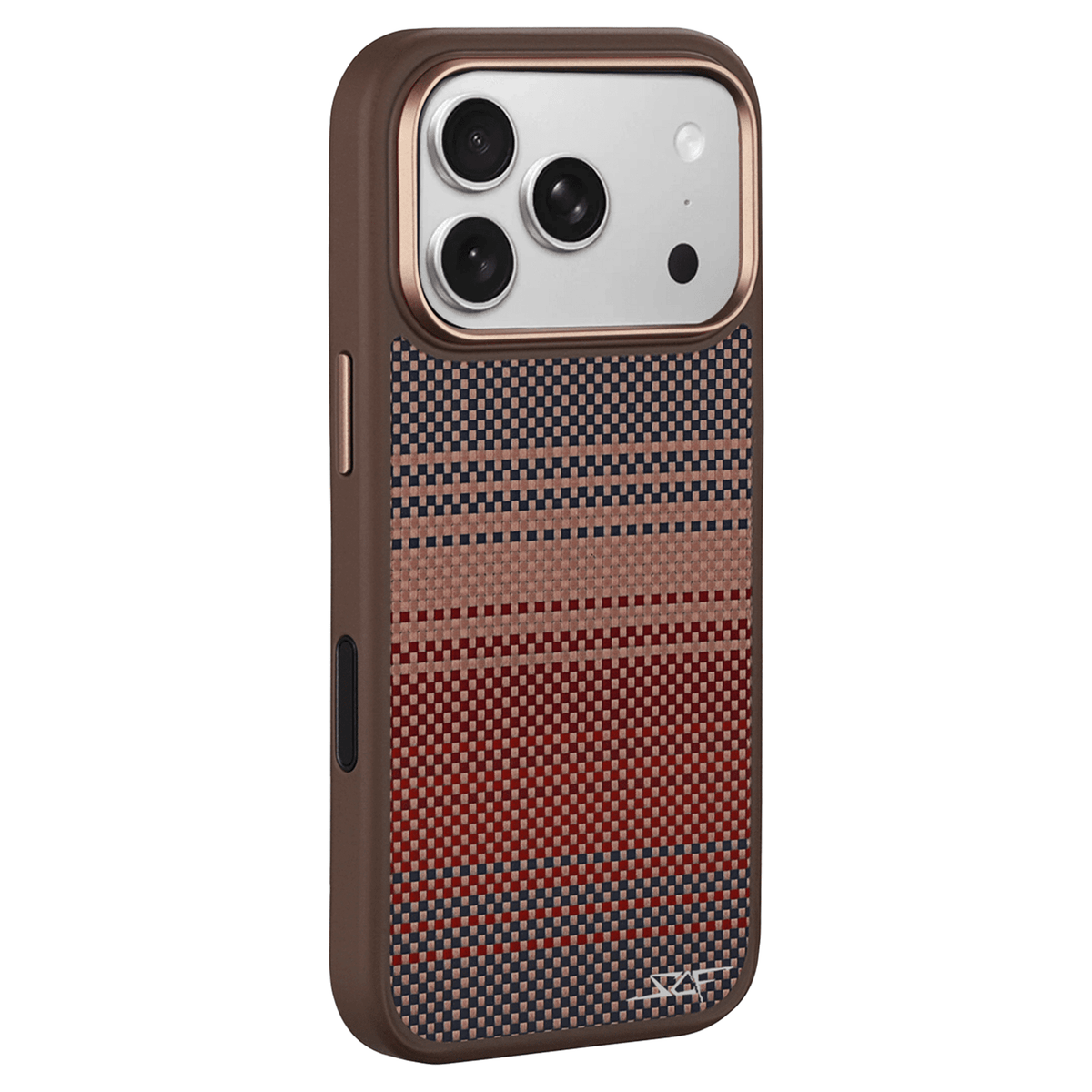Kies-Motorsports Simply Carbon Fiber iPhone | Aramid Fiber Case | ARMOR Series Radiant Orange Aramid Fiber / iPhone 17 Pro Max