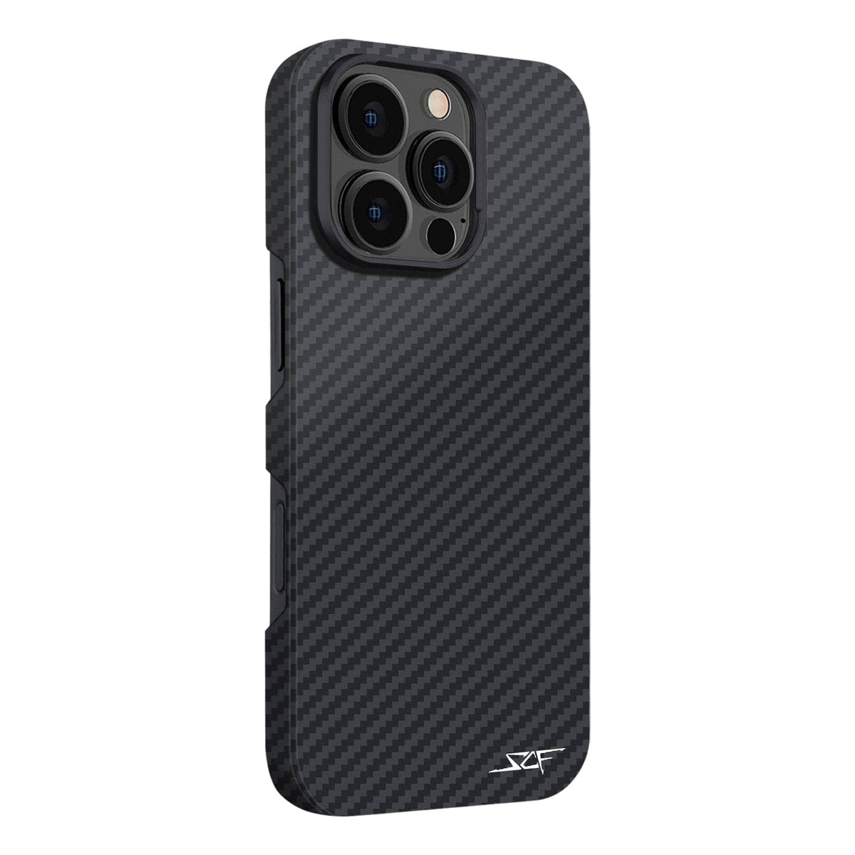 Kies-Motorsports Simply Carbon Fiber iPhone | Aramid Fiber Case | GHOST Series 1500D Aramid Fiber / iPhone 16 Pro Max