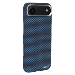 Kies-Motorsports Simply Carbon Fiber iPhone | Aramid Fiber Case | GHOST Series Blue Aramid Fiber / iPhone 17 Air