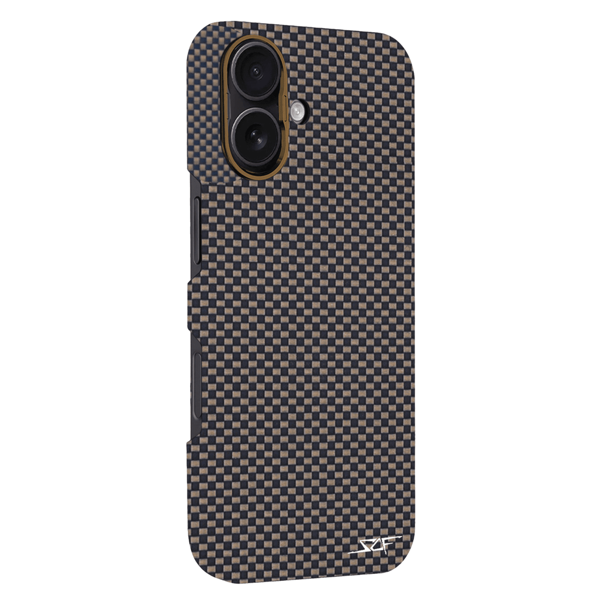 Kies-Motorsports Simply Carbon Fiber iPhone | Aramid Fiber Case | GHOST Series Brown Aramid Fiber / iPhone 17