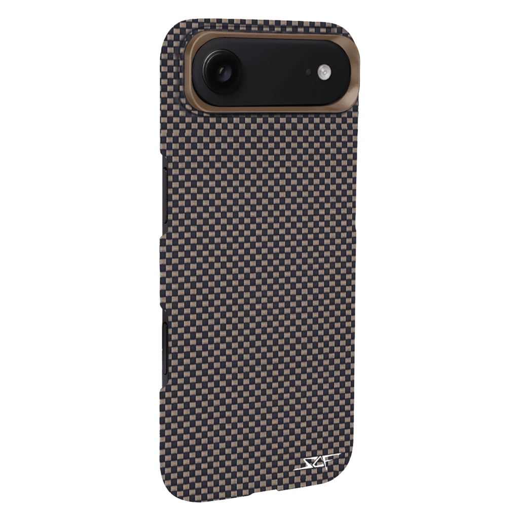 Kies-Motorsports Simply Carbon Fiber iPhone | Aramid Fiber Case | GHOST Series Brown Aramid Fiber / iPhone 17 Air