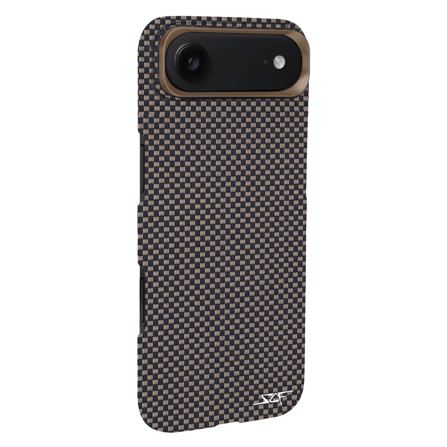Kies-Motorsports Simply Carbon Fiber iPhone | Aramid Fiber Case | GHOST Series Brown Aramid Fiber / iPhone 17 Air