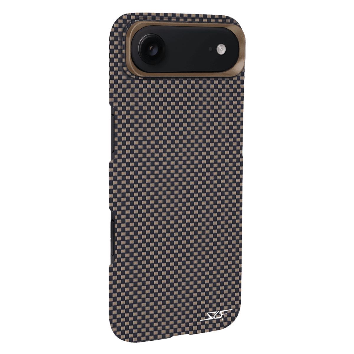 Kies-Motorsports Simply Carbon Fiber iPhone | Aramid Fiber Case | GHOST Series Brown Aramid Fiber / iPhone 17 Air