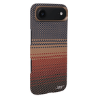 Kies-Motorsports Simply Carbon Fiber iPhone | Aramid Fiber Case | GHOST Series Radiant Orange Aramid Fiber / iPhone 17 Air