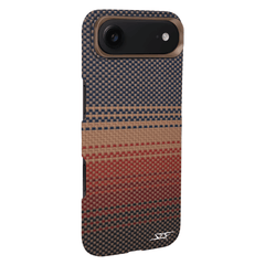 Kies-Motorsports Simply Carbon Fiber iPhone | Aramid Fiber Case | GHOST Series Radiant Orange Aramid Fiber / iPhone 17 Air