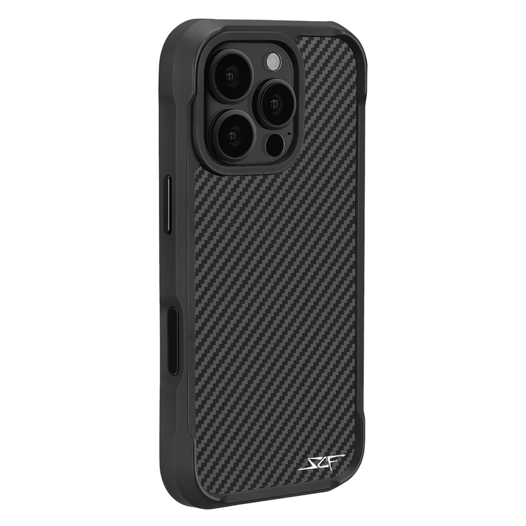 Kies-Motorsports Simply Carbon Fiber iPhone | Aramid Fiber Case | SPORT Series 600D Aramid Fiber / iPhone 16 Pro Max