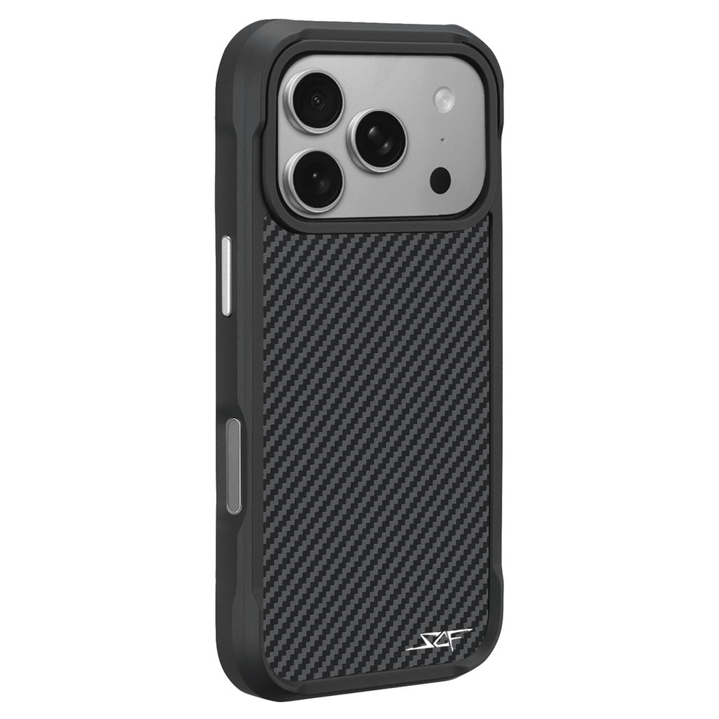 Kies-Motorsports Simply Carbon Fiber iPhone | Aramid Fiber Case | SPORT Series 600D Aramid Fiber / iPhone 17 Pro Max