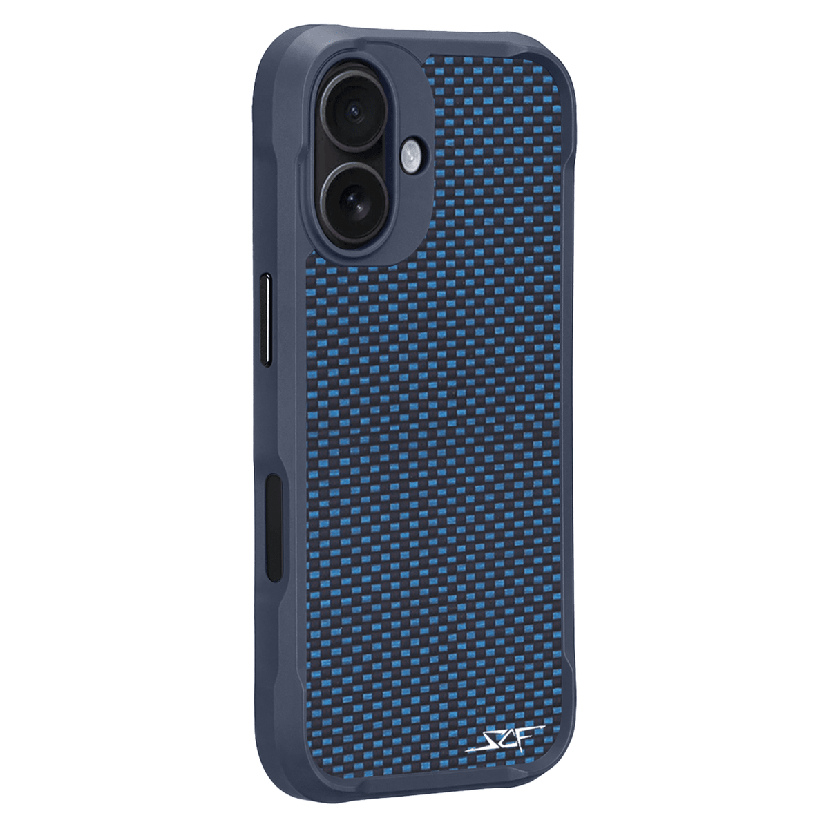 Kies-Motorsports Simply Carbon Fiber iPhone | Aramid Fiber Case | SPORT Series Blue Aramid Fiber / iPhone 17