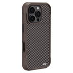 Kies-Motorsports Simply Carbon Fiber iPhone | Aramid Fiber Case | SPORT Series Brown Aramid Fiber / iPhone 16 Pro Max