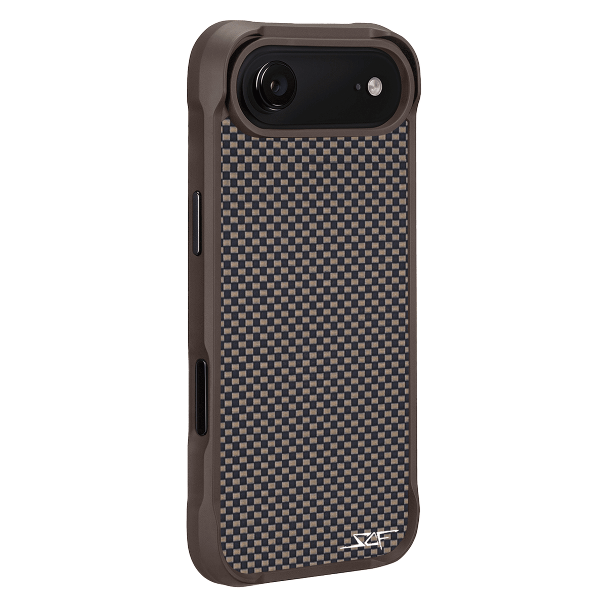 Kies-Motorsports Simply Carbon Fiber iPhone | Aramid Fiber Case | SPORT Series Brown Aramid Fiber / iPhone 17 Air