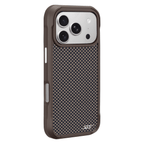 Kies-Motorsports Simply Carbon Fiber iPhone | Aramid Fiber Case | SPORT Series Brown Aramid Fiber / iPhone 17 Pro Max