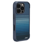 Kies-Motorsports Simply Carbon Fiber iPhone | Aramid Fiber Case | SPORT Series Radiant Blue Aramid Fiber / iPhone 16 Pro Max