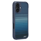 Kies-Motorsports Simply Carbon Fiber iPhone | Aramid Fiber Case | SPORT Series Radiant Blue Aramid Fiber / iPhone 17