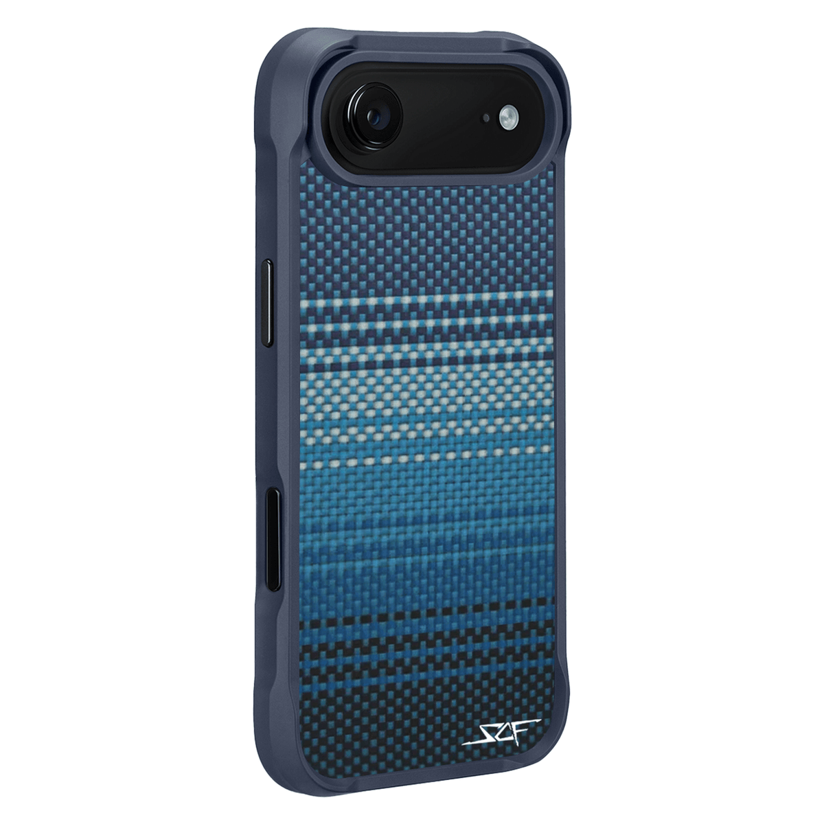 Kies-Motorsports Simply Carbon Fiber iPhone | Aramid Fiber Case | SPORT Series Radiant Blue Aramid Fiber / iPhone 17 Air