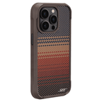 Kies-Motorsports Simply Carbon Fiber iPhone | Aramid Fiber Case | SPORT Series Radiant Orange Aramid / iPhone 15 Pro Max