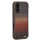 Kies-Motorsports Simply Carbon Fiber iPhone | Aramid Fiber Case | SPORT Series Radiant Orange Aramid / iPhone 17