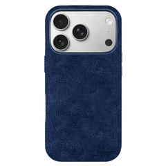 Kies-Motorsports Simply Carbon Fiber iPhone | Blue Alcantara Case | GHOST Series