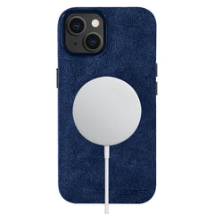 Kies-Motorsports Simply Carbon Fiber iPhone | Blue Alcantara Case | GHOST Series