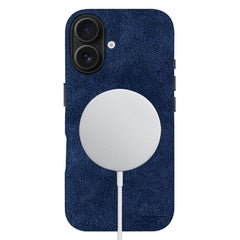 Kies-Motorsports Simply Carbon Fiber iPhone | Blue Alcantara Case | GHOST Series